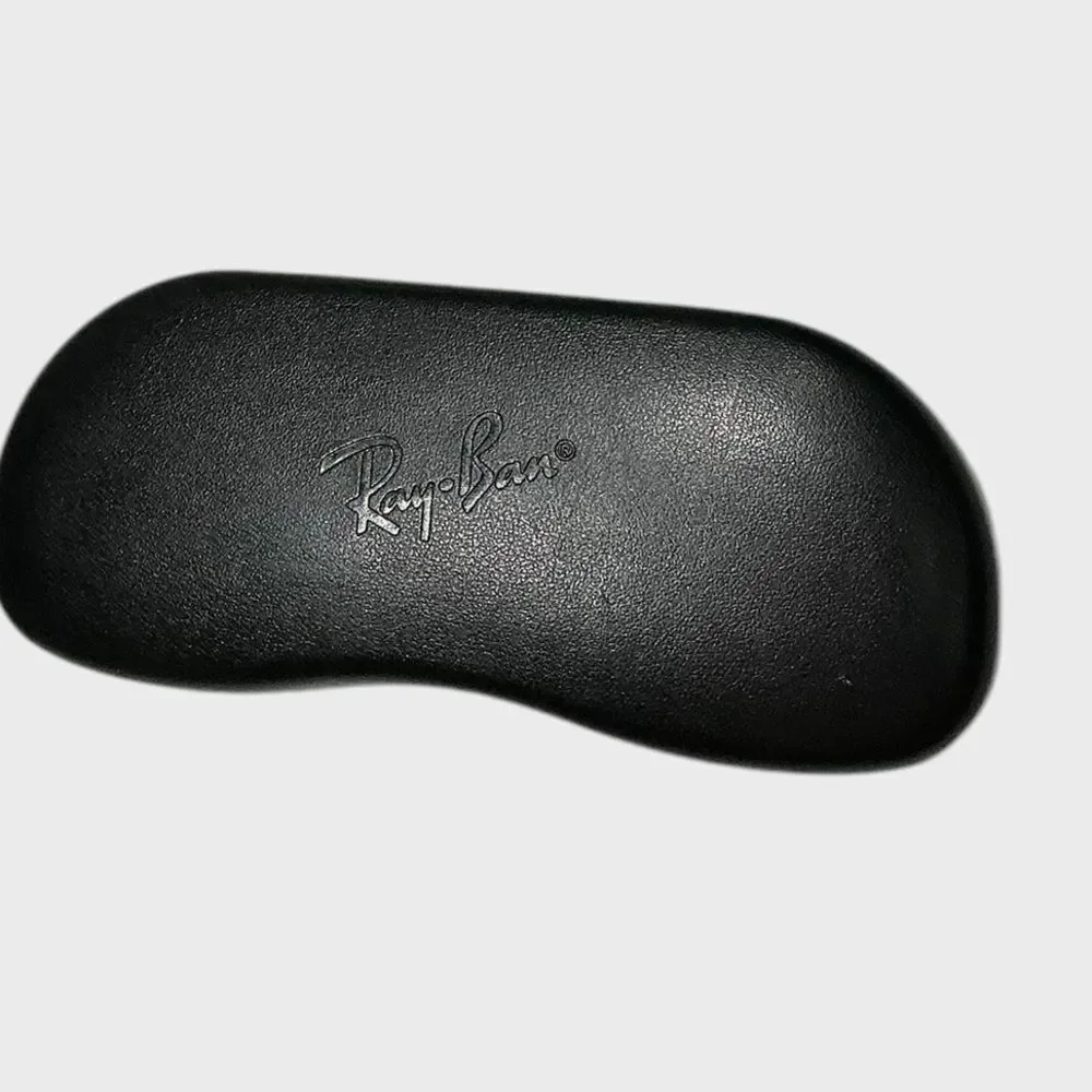 Ray-Ban Hard Sunglasses Case Black Eyeglass Case Clamshell Small
